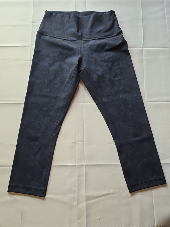 lululemon athletica Pants - Lululemon Athletica High-Waist Black And Blue Camo Active Leggings